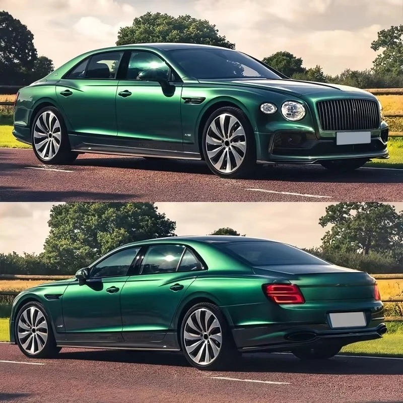 Suitable for Flying Spur W12/V8S Upgrade and Modification with Dry Carbon Fiber Material Surround Body Kit